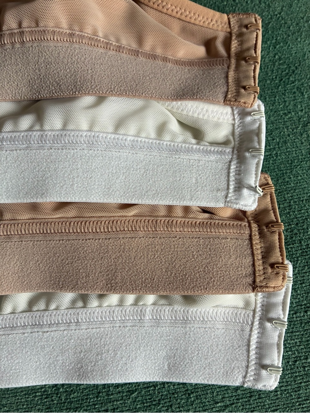 Jockey bras unlined cotton no-wire Forever Fit full coverage white tan lot of 4 - Picture 5 of 12